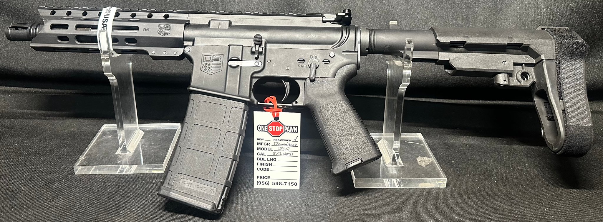 DIAMONDBACK DB15 AR PISTOL