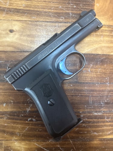 MAUSER German Pocket Pistol 8rd 635mm WHolster