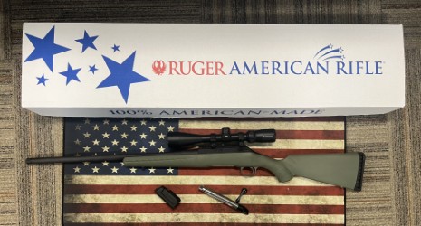 RUGER AMERICAN PREDATOR WITH VORTEX CROSSFIRE II RIFLESCOPE
