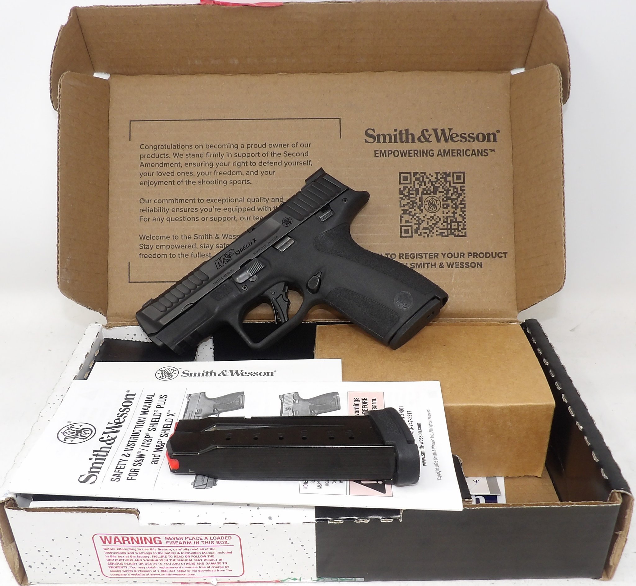 SMITH & WESSON M&P SHIELD X (MANUAL SAFETY)