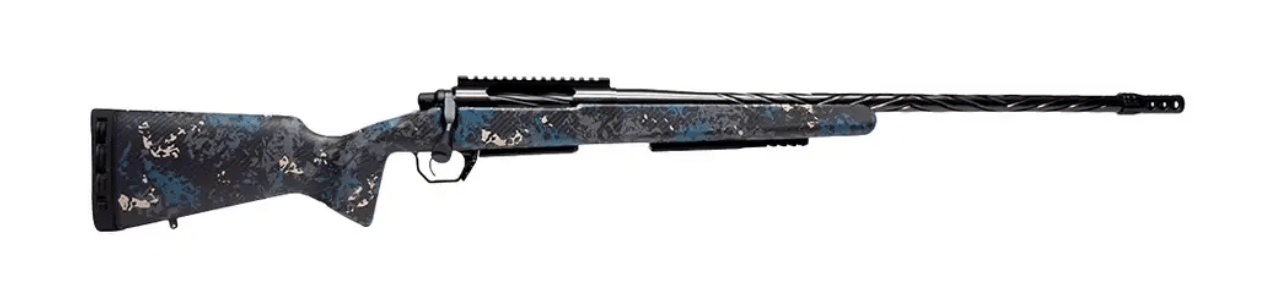 Horizon Firearms HRF-VP2-25CM-22R Vandal Prime 2 25 Creedmoor 22 Black Chrome Chevron Fluted Threaded Barrel, Black Chrome Steel Receiver w/Picatinny Rail, Arca Rail Forend, Cobalt Basin Iota BKH Car