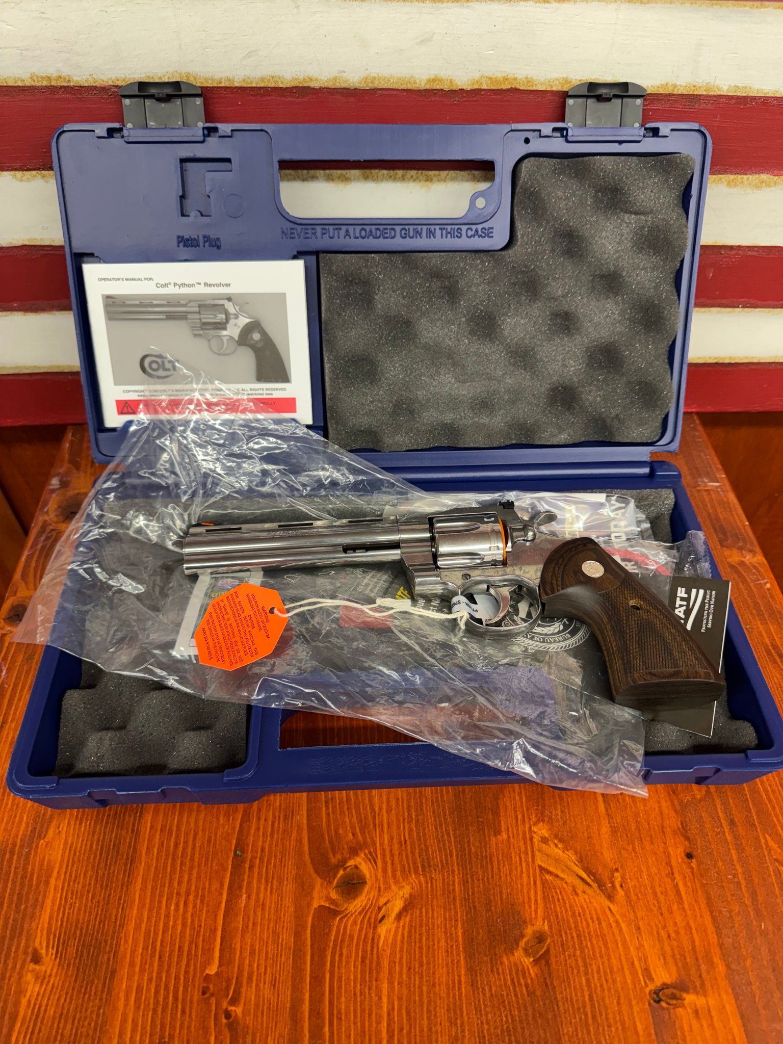 COLT PYTHON 2020 STAINLESS 6" BARREL