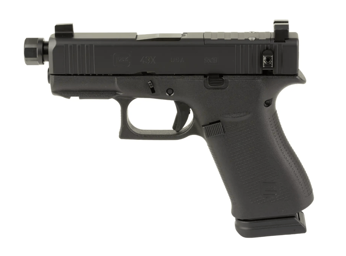 Glock 43x Hush Puppy