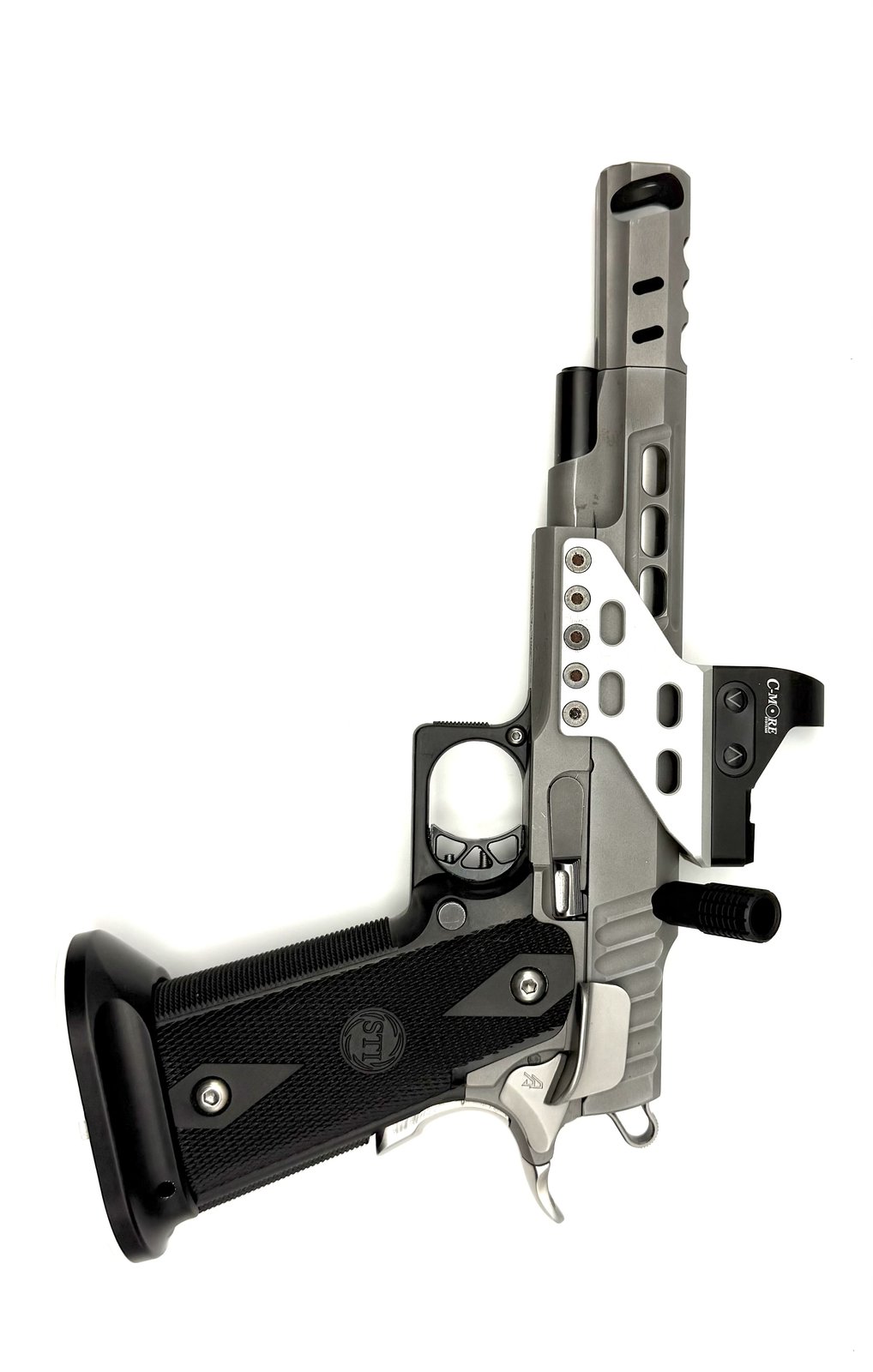 STI INTERNATIONAL STI International, 2011 DVC Open, Semi-Automatic Handgun, Gray, W/ Optic C-More, 4.5in Barrel, No mags, No Case, No Lock