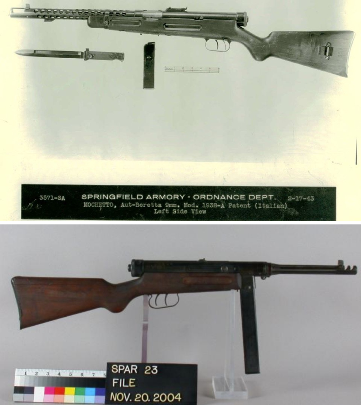 Moschetti Automatici Beretta Model 1938 sub machine gun