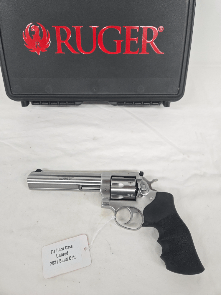 RUGER GP100 Stainless w/Original Hard Case, Unfired
