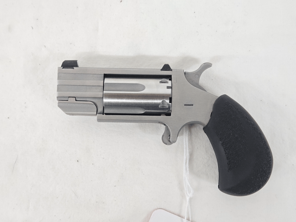 NORTH AMERICAN ARMS Mag Pug Stainless w/Rubber Grips