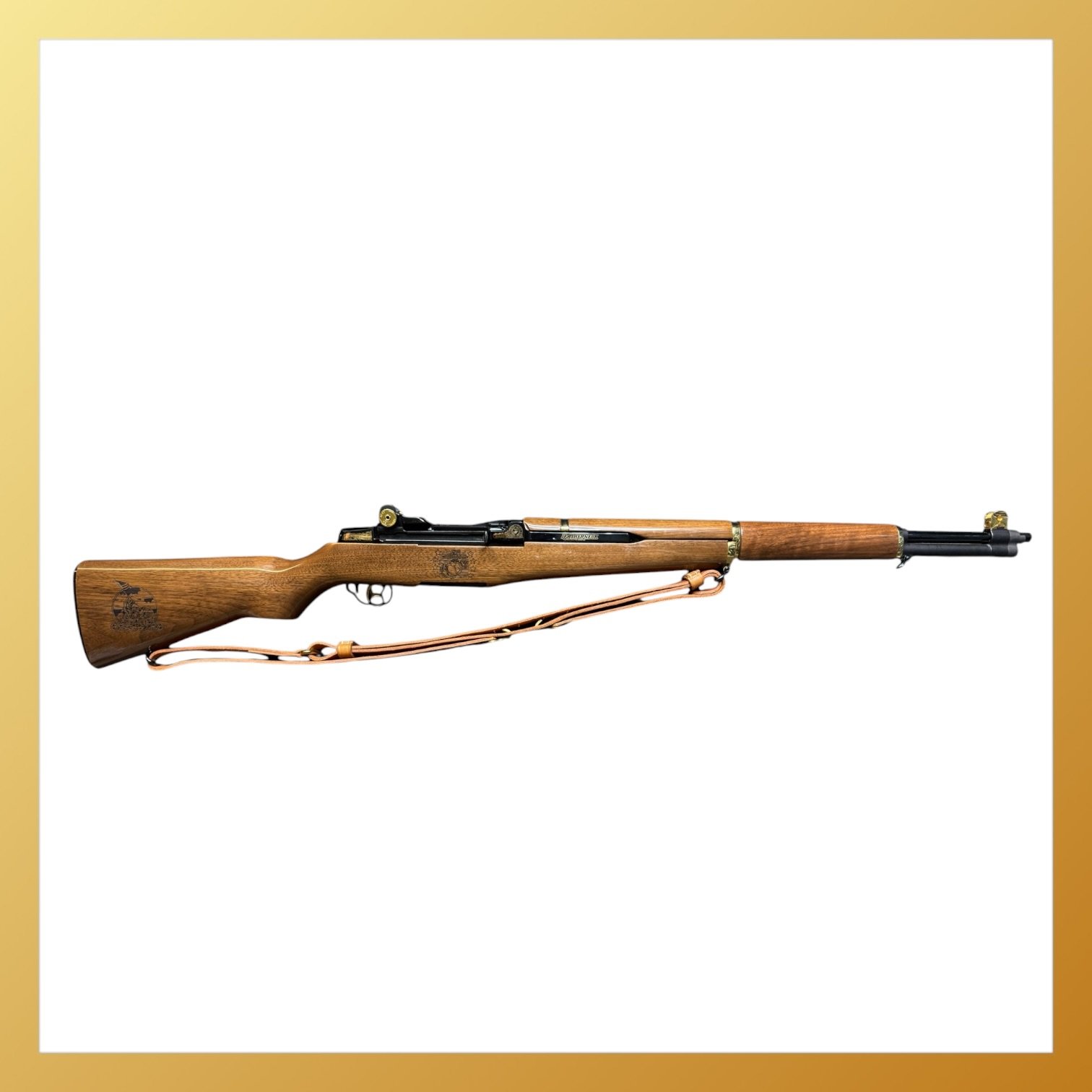 SPRINGFIELD ARMORY M1 Garand 24K Gold Marines Tribute