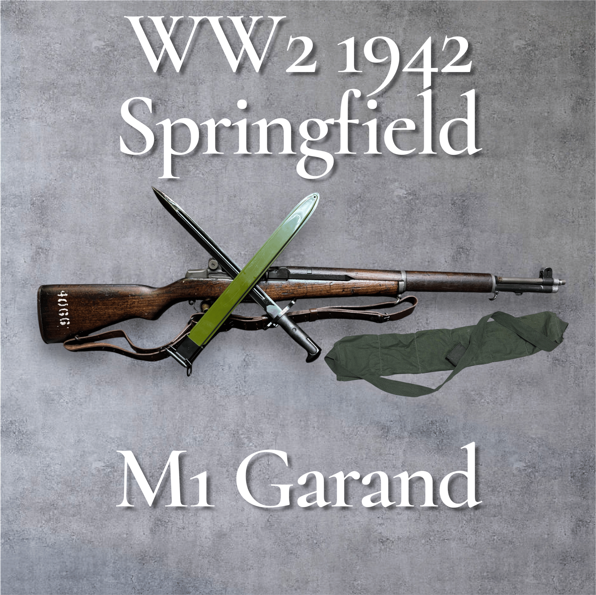 SPRINGFIELD ARMORY M1 Garand WW2 1942 US Rifle