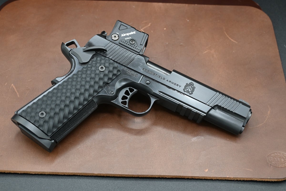 Springfield Armory TRP 5-inch .45 with Aimpoint COA red dot