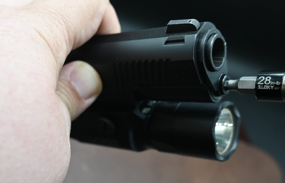 Springfield Armory TRP 5-inch .45 with Aimpoint COA red dot