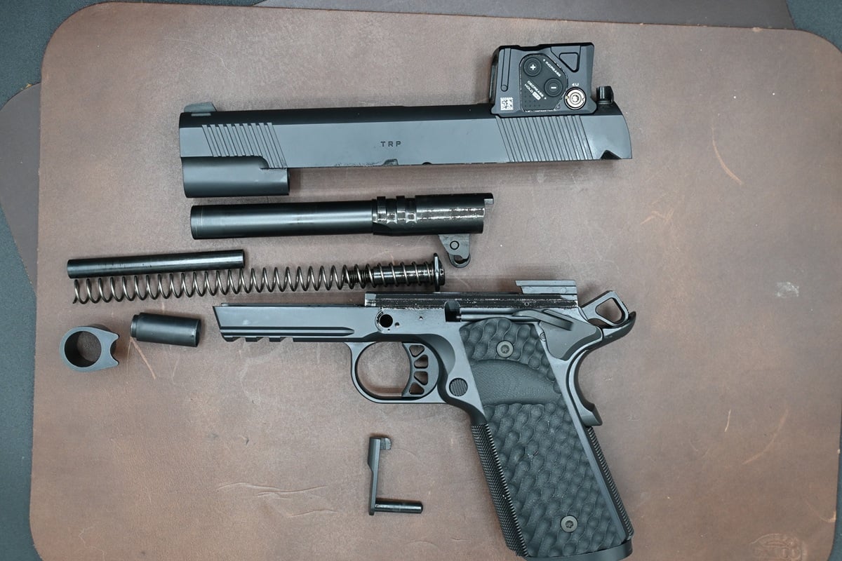 Springfield Armory TRP 5-inch .45 with Aimpoint COA red dot
