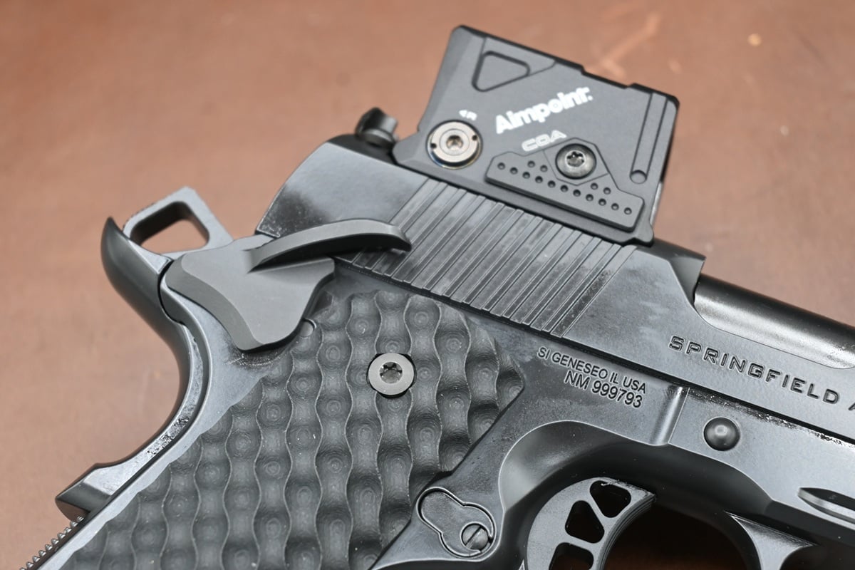 Springfield Armory TRP 5-inch .45 with Aimpoint COA red dot