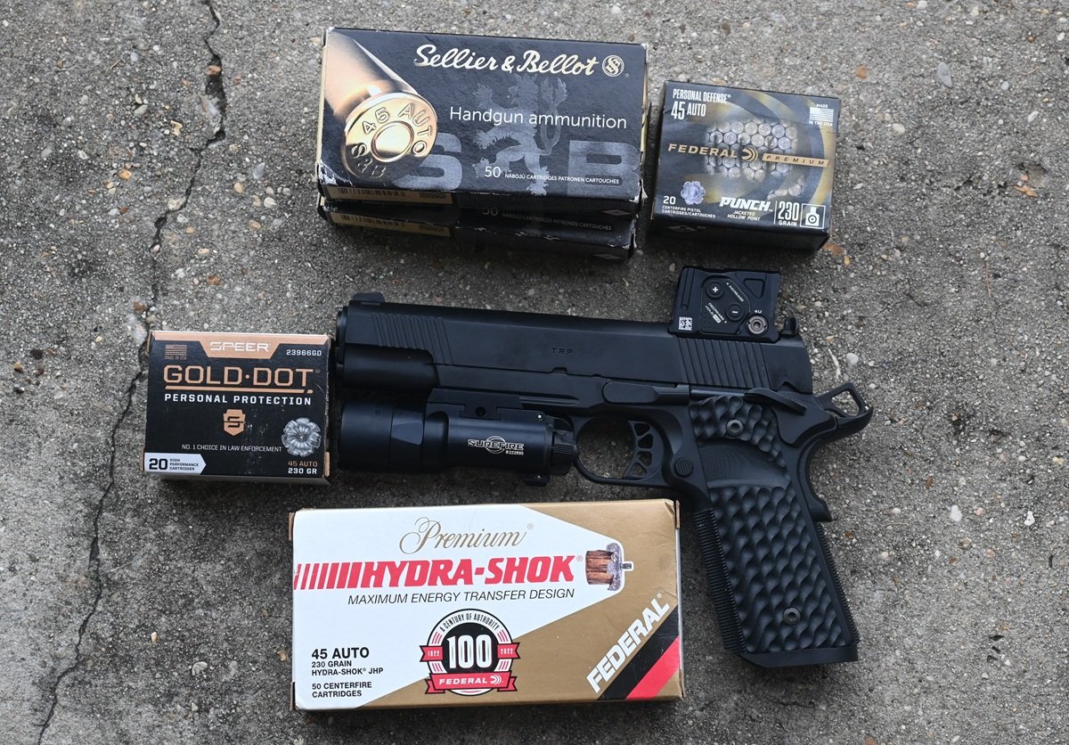 Springfield Armory TRP 5-inch .45 with Aimpoint COA red dot