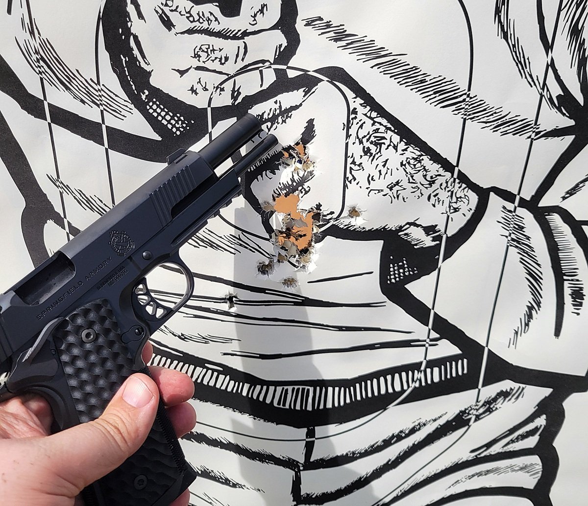 Springfield Armory TRP 5-inch .45 with Aimpoint COA red dot