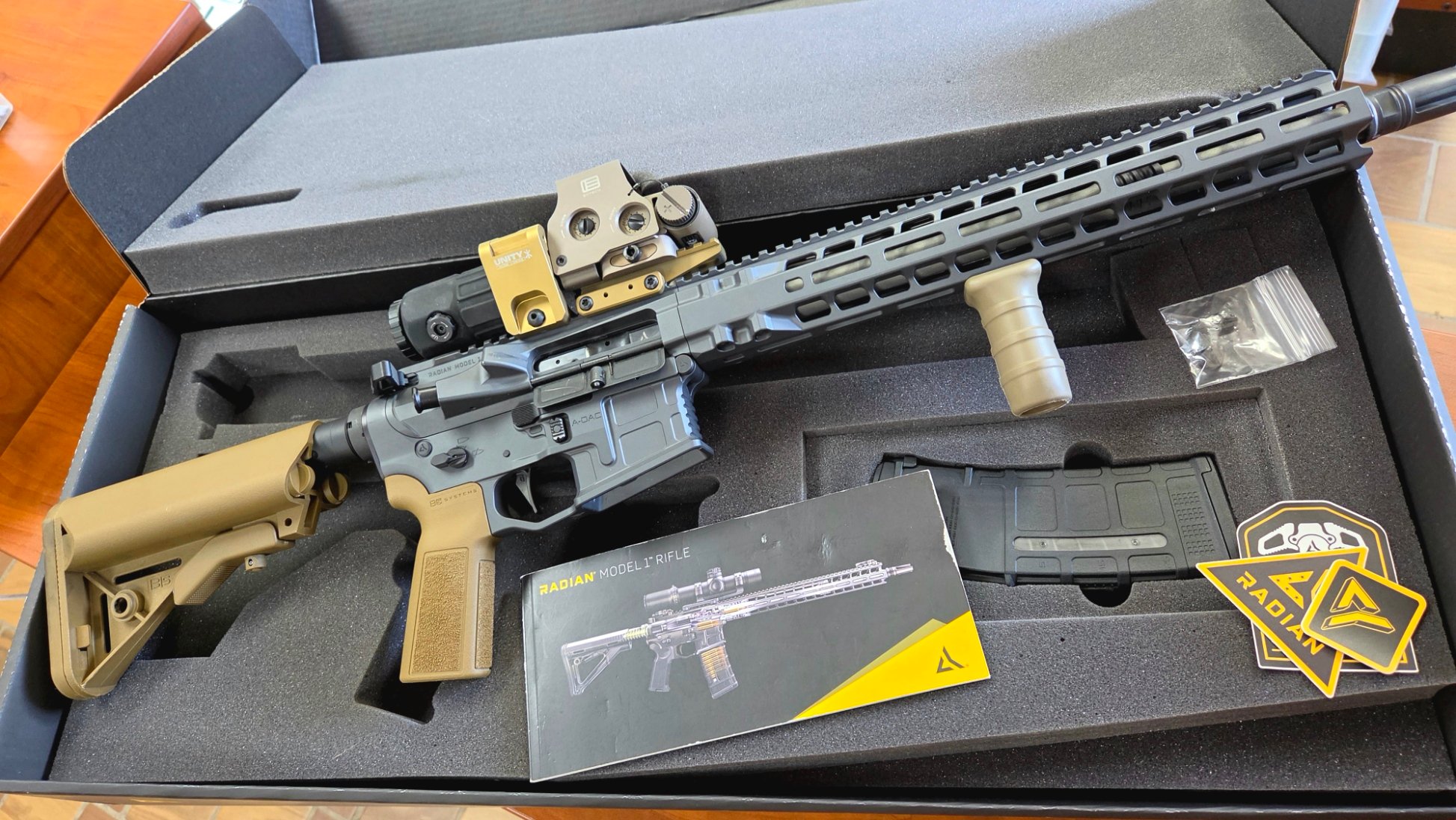 Radian Weapons Model 1 .223 Wylde AR Rifle with 14.5" Barrel, Gray - R0038