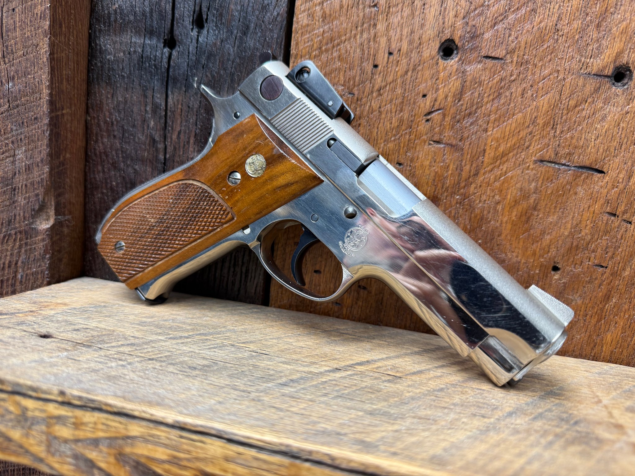 SMITH & WESSON MODEL 539 HP NICKEL