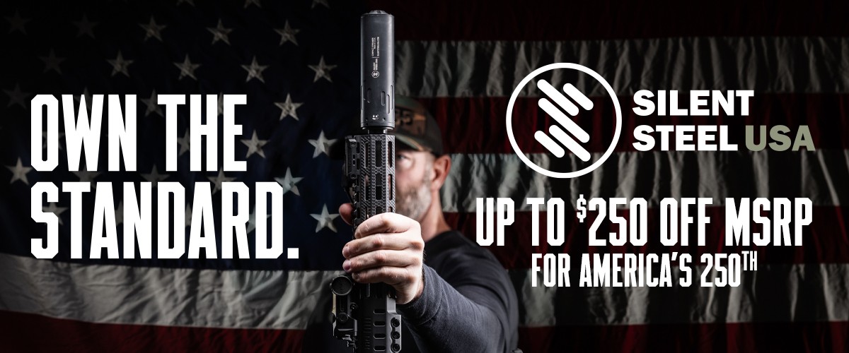 Silent Steel Promotion Banner - Up to 250 Off
