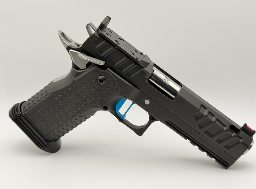 ATLAS GUNWORKS Apollo V3 Perfect Zero(TM) TWO-TONE, BLUE FLAT MEDIUM 2LB, TACTICAL MAGWELL, RMR/SRO