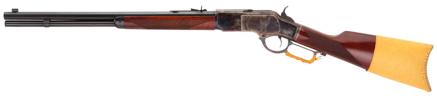 Taylors & Company 1873 Comanchero .45 Colt Lever Action Rifle, Brown - 2053COM