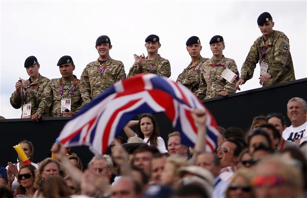 British soldiers at the 2012 Olympic Games