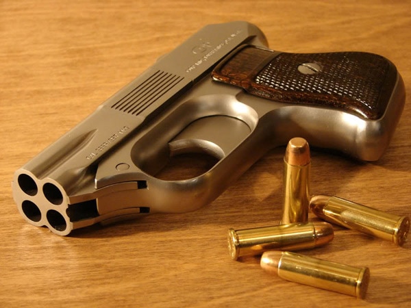 COP357 on table next to ammo