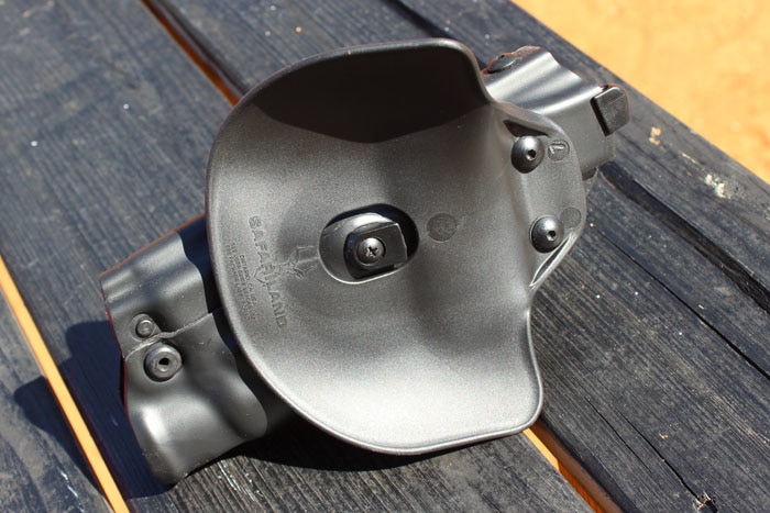 rear view of als holster