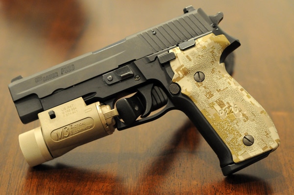 Sig Sauer P226 with light