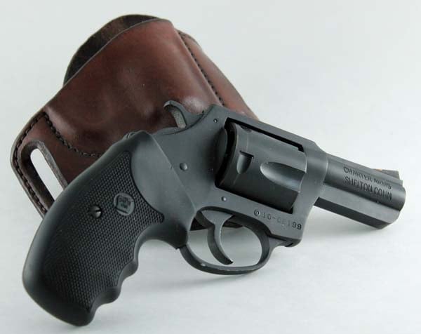 charter arms bulldog revolver pictured with holster