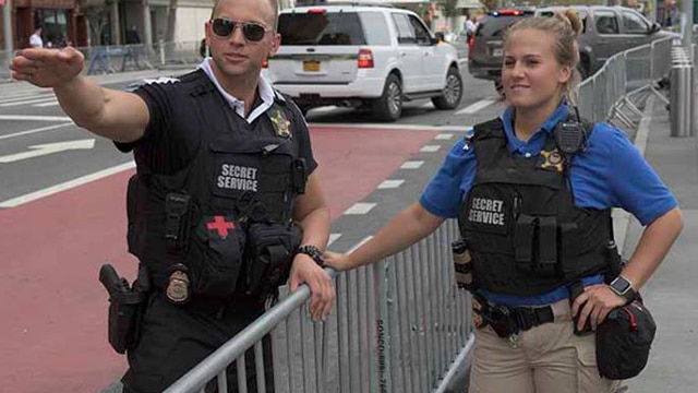 Secret Service agents on guard during the United Nations meeting last month in New York. (Photo: Secret Service/Facebook)