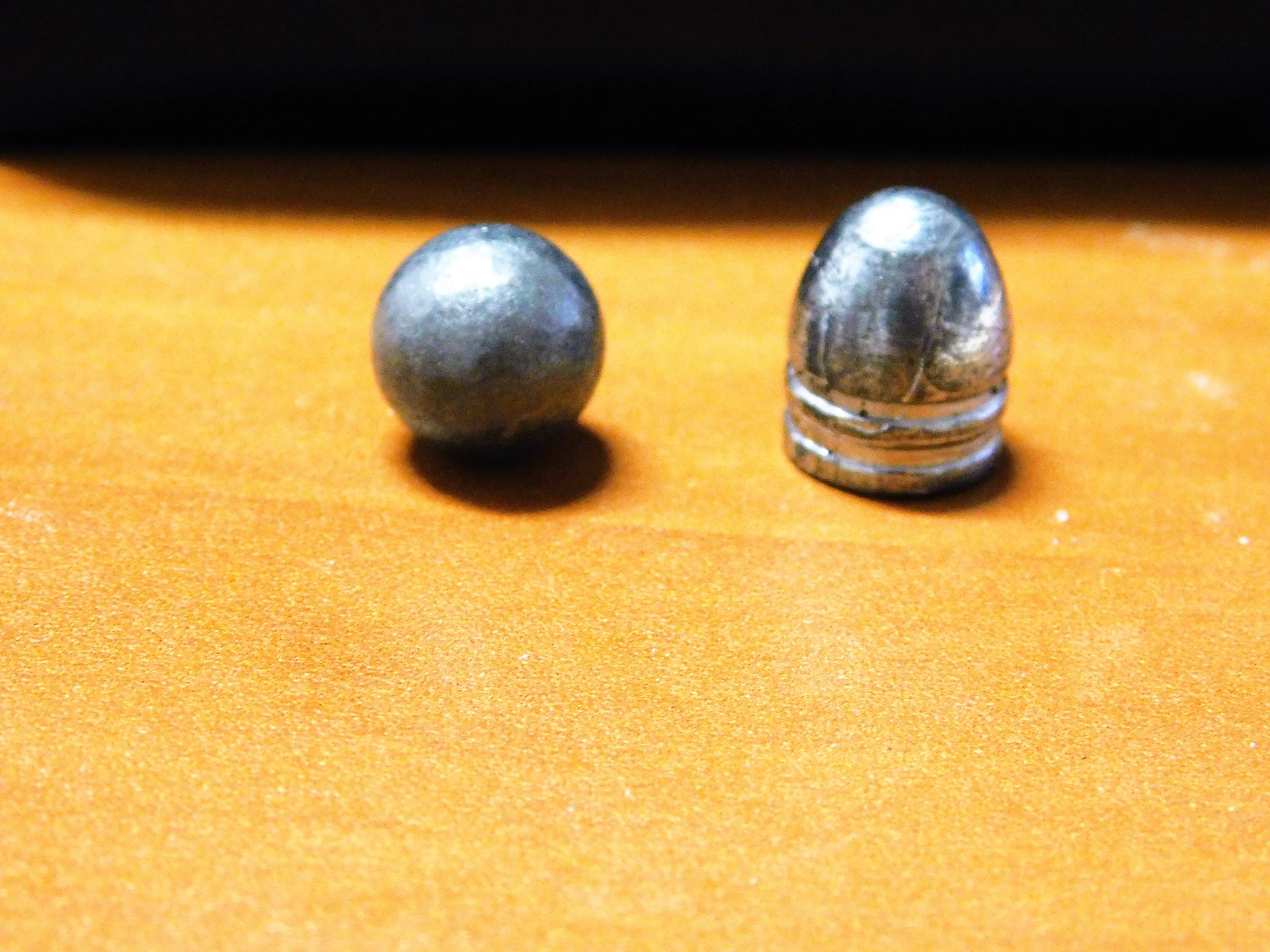 Two projectiles used for this experiment. (Photo: Terril James Herbert)