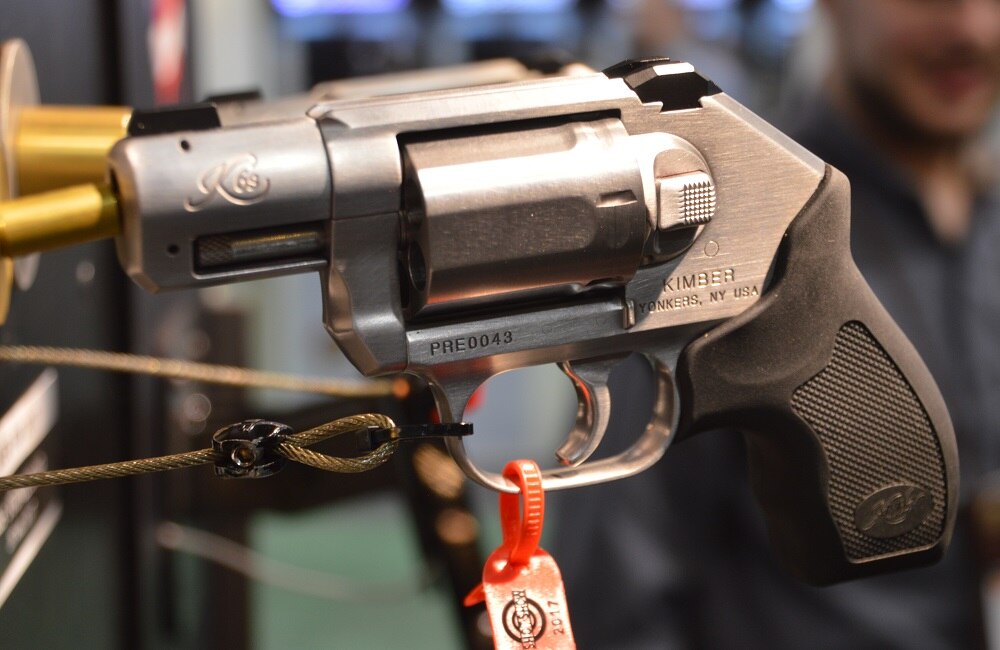 The new K6S Stainless is $878 and offers a low-glare brushed stainless frame finish, black rubber grips, and standard three-dot sights. The Stainless (NS) version is the same model but with 3-dot tritiums for $919