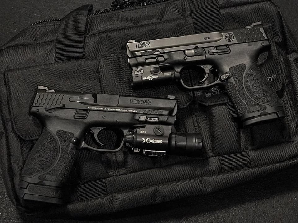 Ballistic Radio released this image showing a pair of the new Compacts fitted with SureFire's soon to be released 1,000 lumen LLC XH-35 and XC-1B weapon mounted lights. (Photo: https://www.facebook.com/ballisticradio/photos/a.280323075431863.1073741828.277229719074532/1115477958583033/?type=3&theater Ballistic Radio)