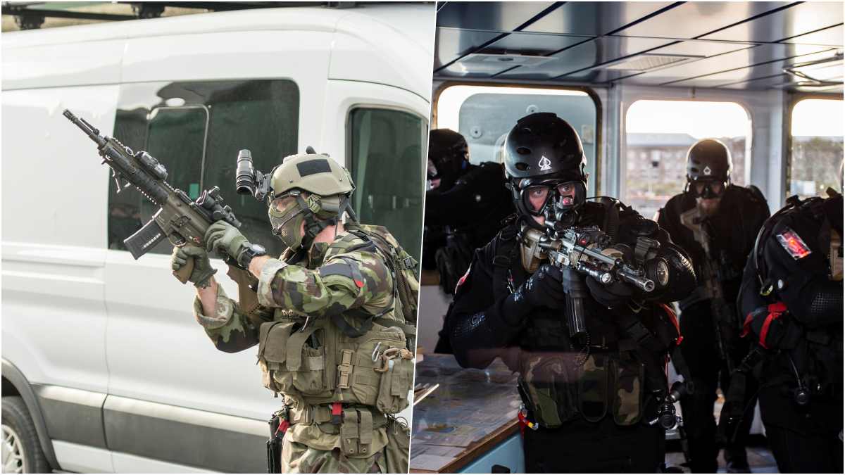 The Irish Ranger Wing sports HK 416 and 417s with all the aftermarket extras (Photo: Irish Army)