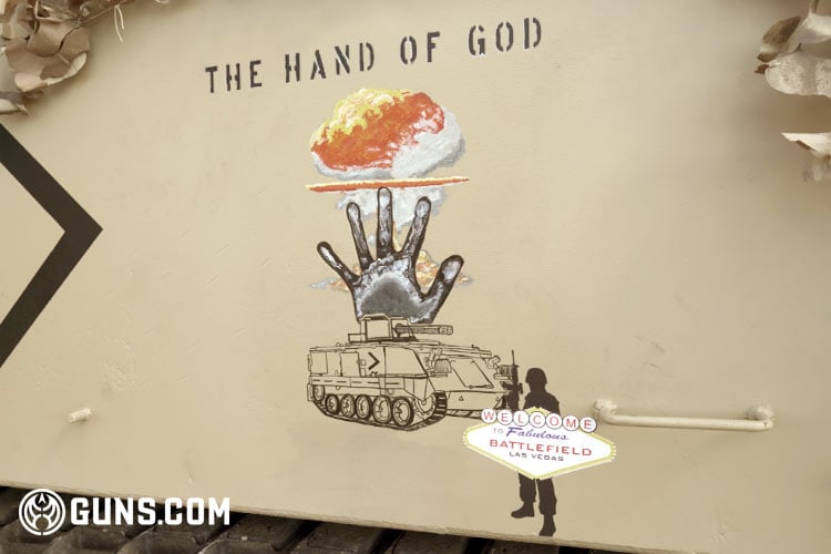Battlefield Vegas Hand of God 20mm Vulcan Cannon at the Big Sandy Shoot