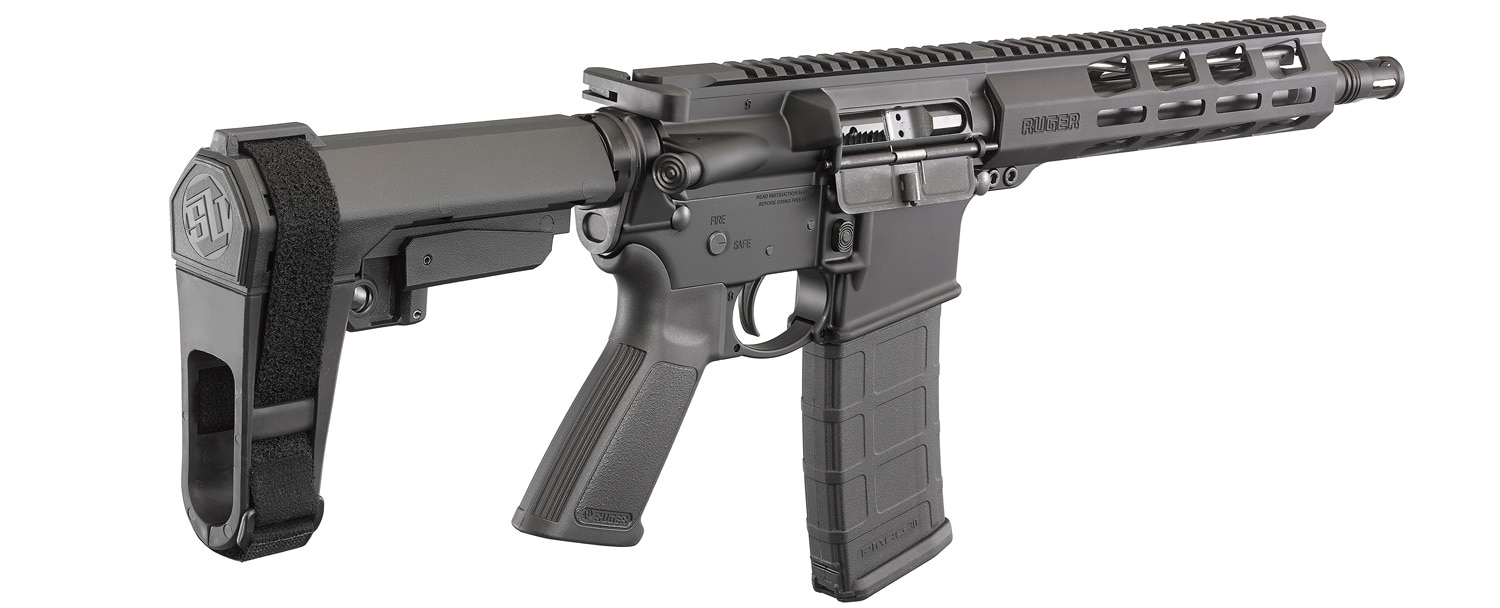 Ruger AR-556 pistol SB Tactical SBA3 pistol brace