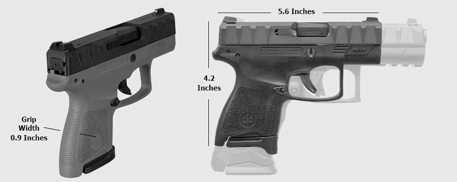 Beretta APX Carry dimensions