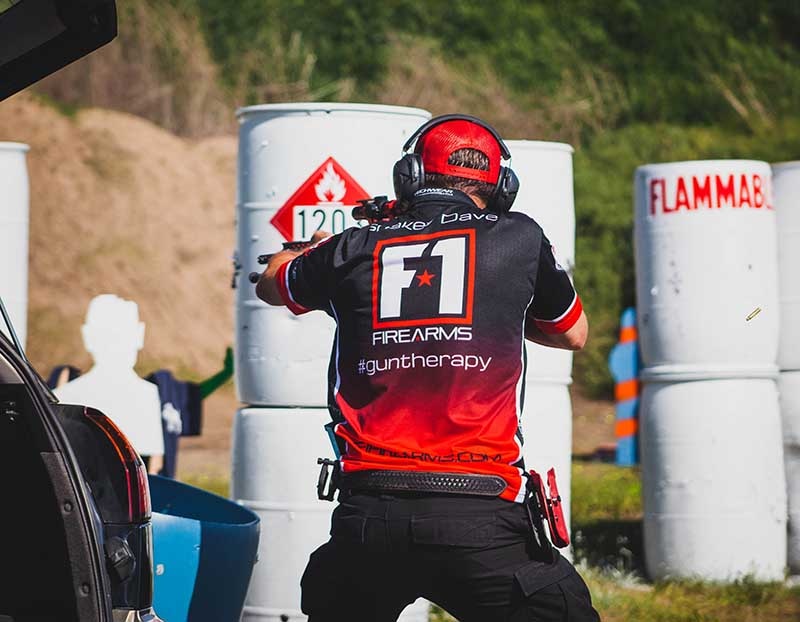 david smith at outdoor shooting range