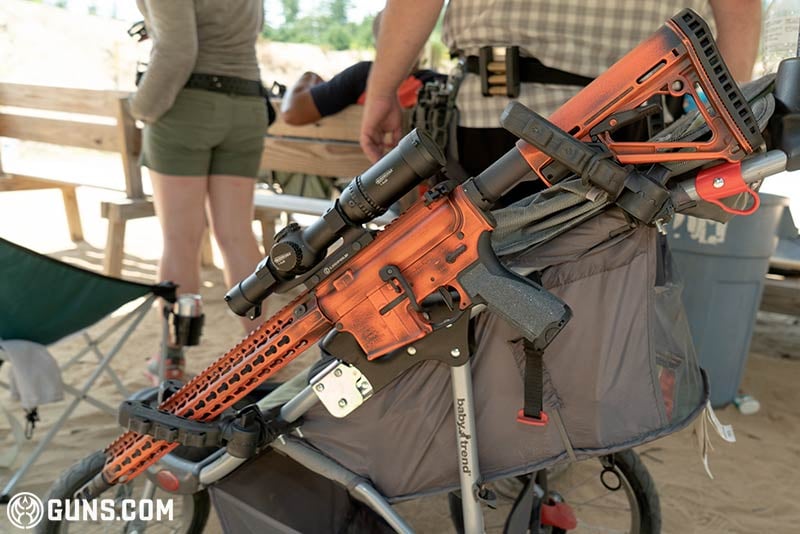 Guns at the ready.