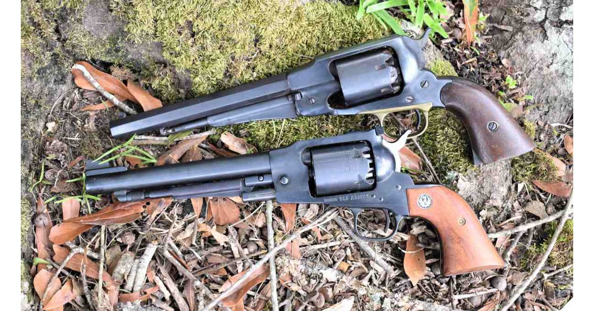 Cap Ball Revolver Redux Remington New Army V Ruger Old Army Guns